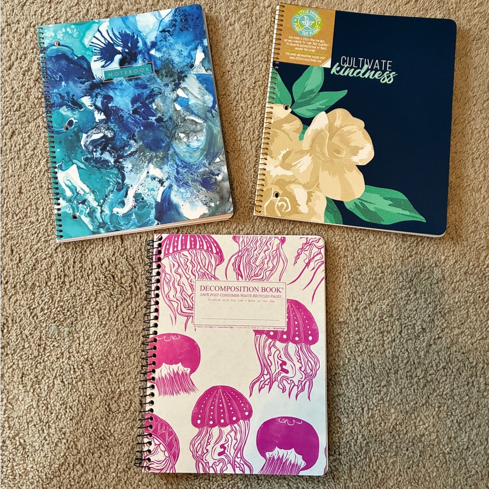 Spiral Notebooks NEW